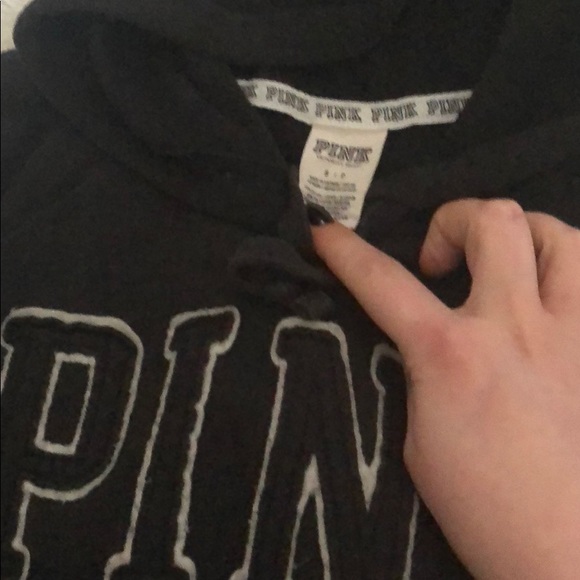 PINK black sweatshirt - Picture 2 of 4